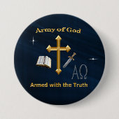 Gottesarmee Button (Vorderseite)