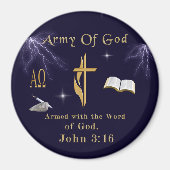 Gottesarmee Magnet (Vorne)