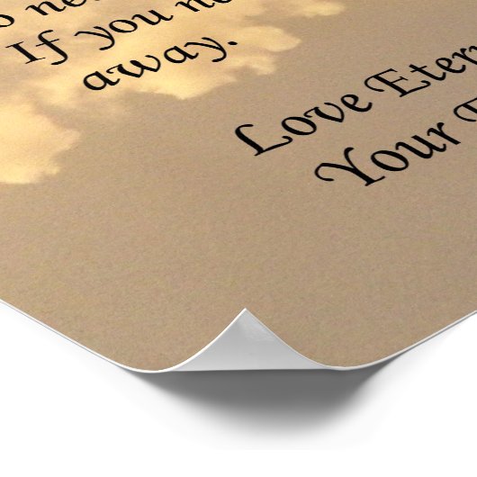 Gottesbrief Poster (Ecke)