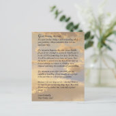 Gottesbrief Postkarte (Stehend Vorderseite)