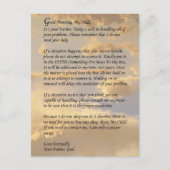 Gottesbrief Postkarte (Vorderseite)