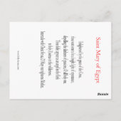 Gottesdienst Postkarte (Rückseite)