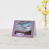 Gottesdienstkarte Karte (Gelbe Blume)