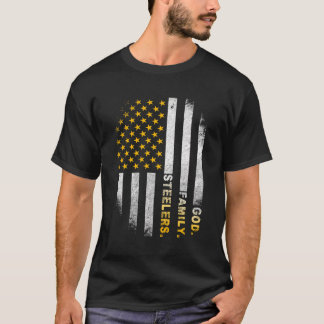 Gottesfamilie Steelers-Pro US Flag Shirt Vatertag