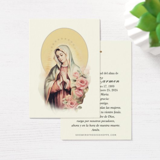 Gottesfürchtige Jungfrau Maria Beerdigung Gedenkge (Schreibtisch)