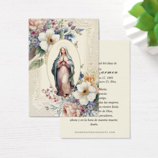 Gottesfürchtige Jungfrau Maria Beerdigung Gedenkge (Schreibtisch)