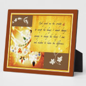 Gottesgebet-Plakette Fotoplatte (Seite)