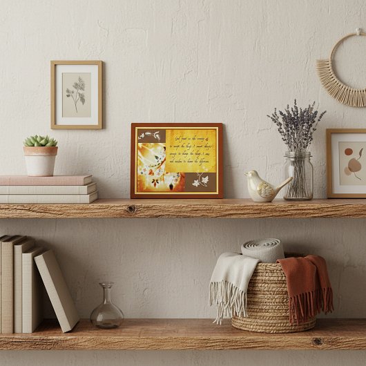 Gottesgebet-Plakette Fotoplatte