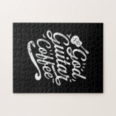 Gottesgitarre Kaffeemusik Lover Christlich Puzzle (Horizontal)