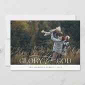 Gottesherrschaft Religiöse Christliche Weihnachtsz Feiertagskarte (Vorderseite)