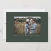 Gottesherrschaft Religiöse Christliche Weihnachtsz Feiertagskarte (Rückseite)