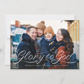 Gottesherrschaft religiöses Foto Weihnachten (Vorderseite)