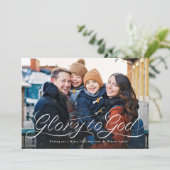 Gottesherrschaft religiöses Foto Weihnachten (Stehend Vorderseite)