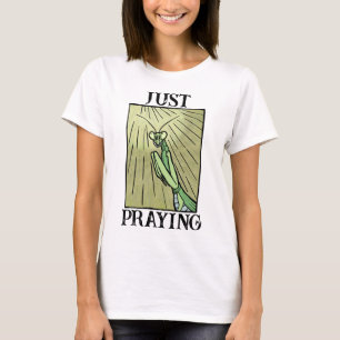 Gottesmantel beim Beten Lustiges Insekt Grafik T-Shirt