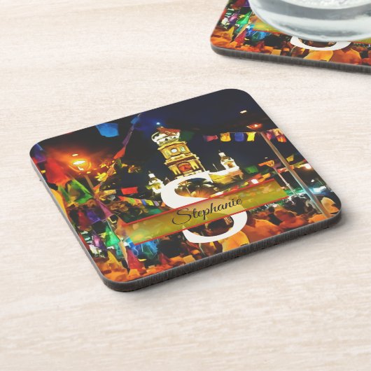 Gottesmutter der Kirche von Guadalupe 190130 Getränkeuntersetzer (Linke Seite)