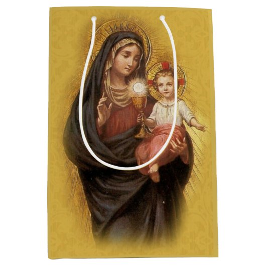 Gottesmutter des gesegneten Sakraments Mary Jesus Mittlere Geschenktüte (Vorderseite)