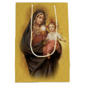 Gottesmutter des gesegneten Sakraments Mary Jesus Mittlere Geschenktüte (Rückseite)