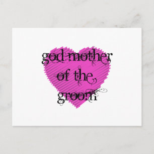 Gottesmutter des Grooms Postkarte