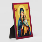 Gottesmutter Fotoplatte (Seite)