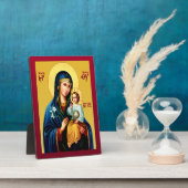 Gottesmutter Fotoplatte (Seite)