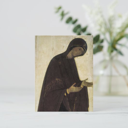 Gottesmutter von Andrei Rublev Postkarte (Stehend Vorderseite)