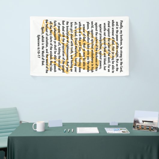 Gottesrüstung Banner (Messeveranstaltung)