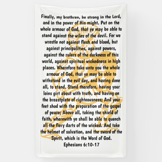 Gottesrüstung Banner (Vertikal)