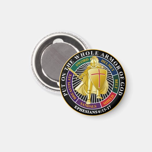 Gottesrüstung Magnet (Vorderseite/Rückseite)