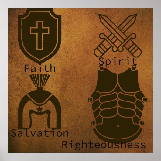Gottesrüstung Poster (Vorne)