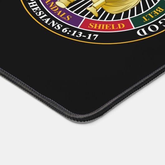 Gottesrüstung Schreibtischunterlage (Ecke)