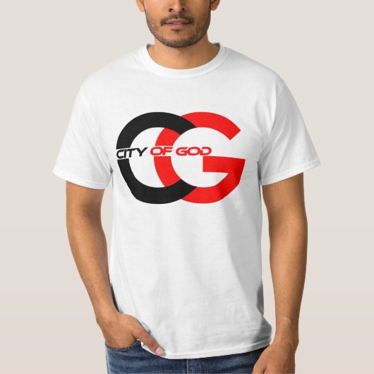 Gottesstadt Jumbo-Logo-T - Shirt (Vorderseite)