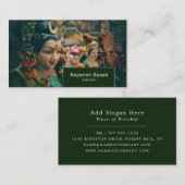 Gottestatue, Hinduismus, religiös Visitenkarte (Vorne/Hinten)