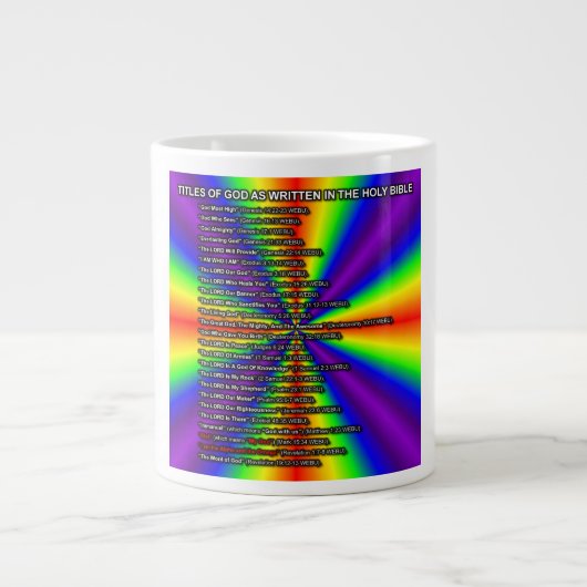 Gottestitel-Tasse Jumbo-Tasse (Vorderseite)