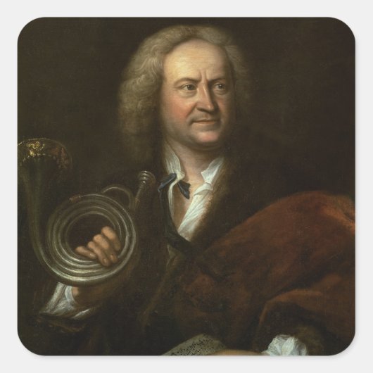 Gottfried Reiche , Senior Musician und Solo Quadratischer Aufkleber (Vorderseite)