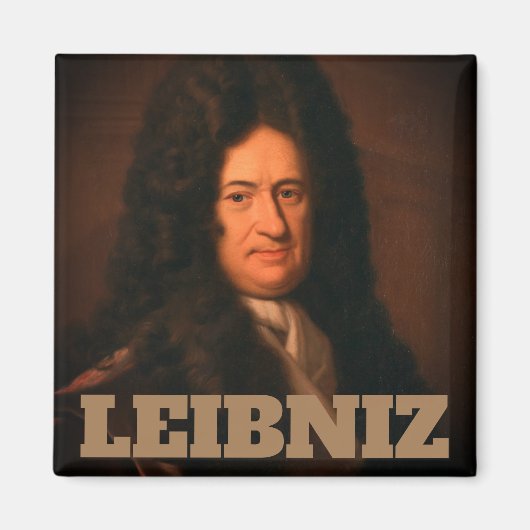 Gottfried Wilhelm Leibniz (c. 1695) Magnet (Vorne)