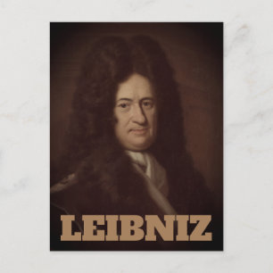 Gottfried Wilhelm Leibniz (c. 1695) Postkarte