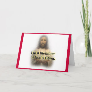 Gottgruppe Feiertagskarte