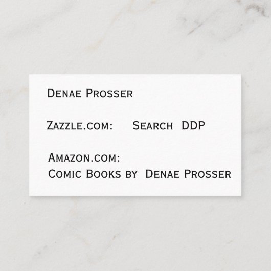 Gotthände sind größer visitenkarte (Rückseite)