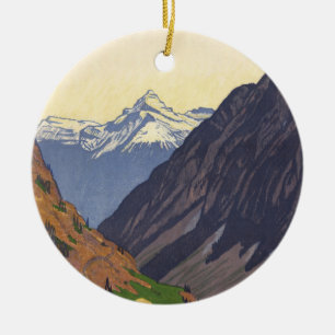 Gotthard Pass - Nostalgie Keramik Ornament