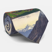 Gotthard Pass - Nostalgie Krawatte (Gerollt)