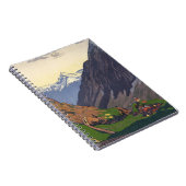 Gotthard Pass - Nostalgie Notizblock (Rechte Seite)