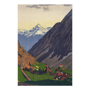Gotthard Pass - Nostalgie Poster