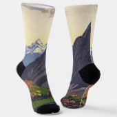 Gotthard Pass - Nostalgie Socken (Gewinkelt)
