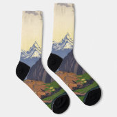 Gotthard Pass - Nostalgie Socken (Rechts)