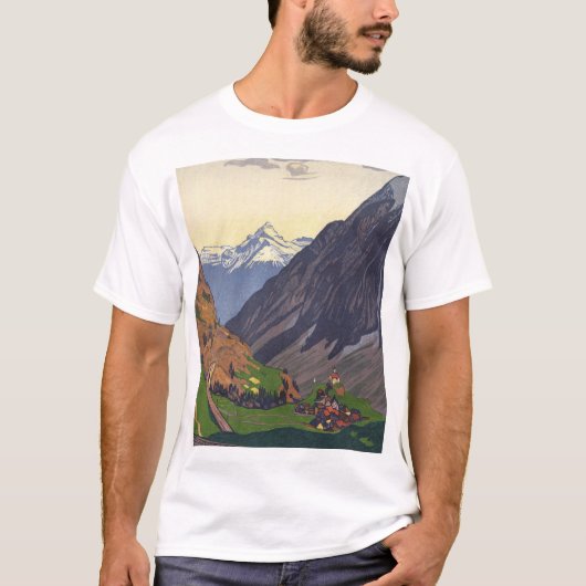 Gotthard Pass - Nostalgie T-Shirt (Vorderseite)