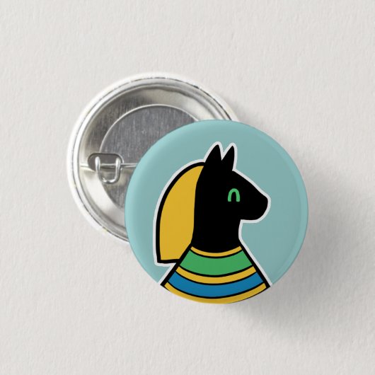 Gottheit:: Bastet Button (Vorne & Hinten)
