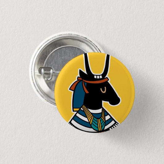 Gottheit:: Hathor Button (Vorne & Hinten)