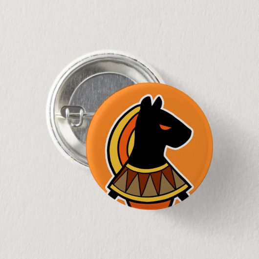 Gottheit:: Sekhmet Button (Vorne & Hinten)