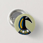 Gottheit:: Thoth Button (Vorne & Hinten)