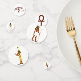 Gottheiten des alten Ägypten Konfetti